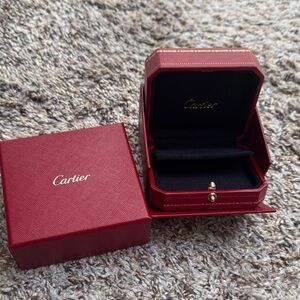 Authentic Cartier earring box